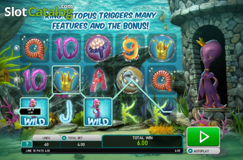 Οθόνη8. Octopus Kingdom Κουλοχέρης