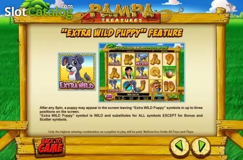 Οθόνη7. Pampa Treasures Κουλοχέρης 