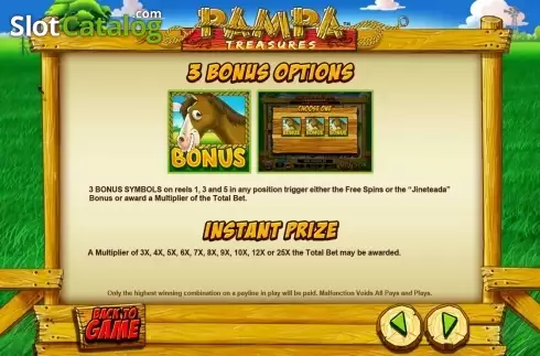 Οθόνη8. Pampa Treasures Κουλοχέρης 