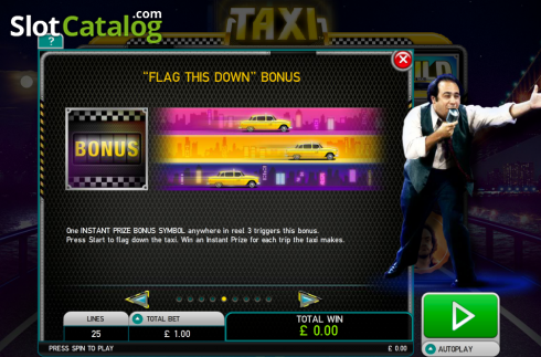 Οθόνη6. Taxi (Leander Games) Κουλοχέρης