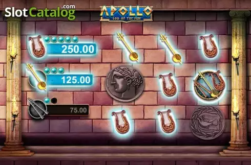 Οθόνη 2. Apollo God of the Sun (Leander Games) Κουλοχέρης