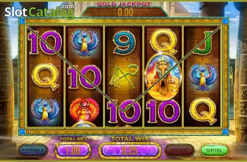 Οθόνη 2. Cleopatra's Gold (Leander Games) Κουλοχέρης