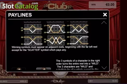 Πίνακας πληρωμών 3. Kulup (Club) Κουλοχέρης