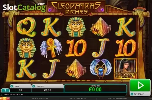 Οθόνη 1. Cleopatras Riches Κουλοχέρης
