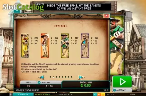 Οθόνη3. Wild Bandits (Leander) Κουλοχέρης 