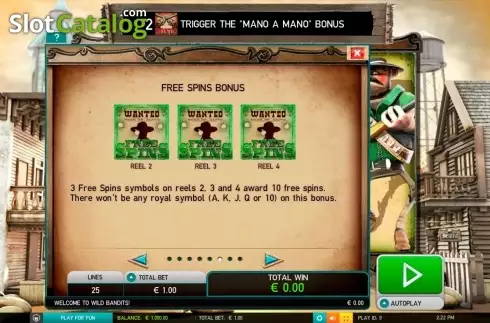 Οθόνη7. Wild Bandits (Leander) Κουλοχέρης 