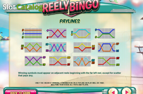 Οθόνη6. Reely Bingo Κουλοχέρης