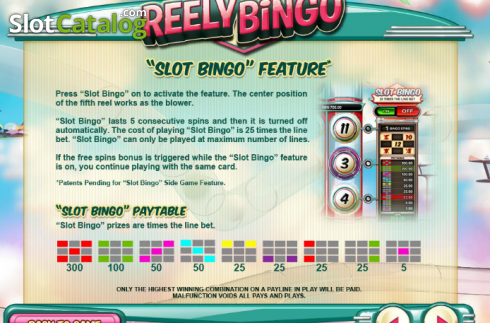 Οθόνη7. Reely Bingo Κουλοχέρης
