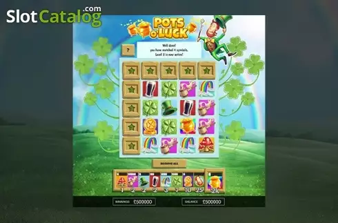 Οθόνη4. Pots o'Luck (Leander) Κουλοχέρης