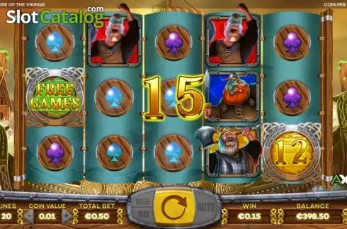 Οθόνη4. Rise Of The Vikings (Leander Games) Κουλοχέρης 