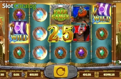 Οθόνη5. Rise Of The Vikings (Leander Games) Κουλοχέρης 