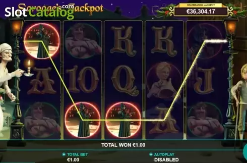 Οθόνη4. Scrooge's Jackpot Κουλοχέρης