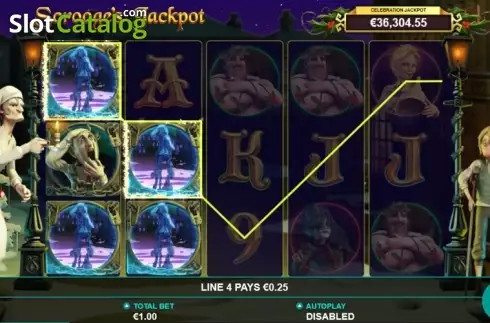 Οθόνη5. Scrooge's Jackpot Κουλοχέρης