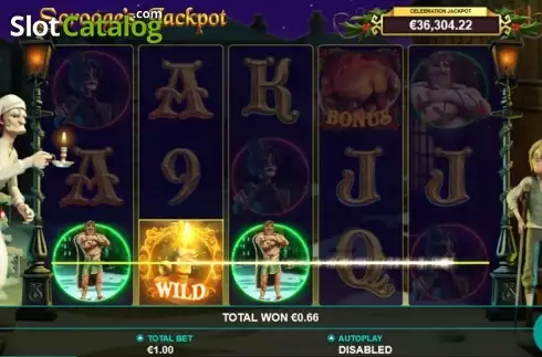 Οθόνη6. Scrooge's Jackpot Κουλοχέρης