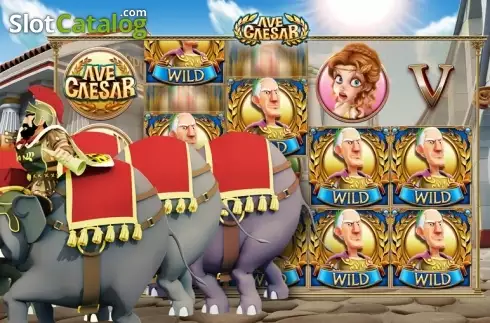 Οθόνη3. Ave Caesar (Leander Games) Κουλοχέρης