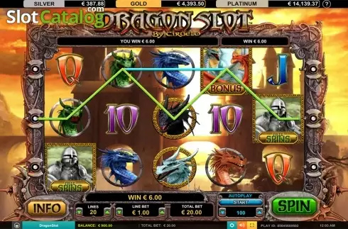 Οθόνη3. Dragon Slot Jackpot Κουλοχέρης