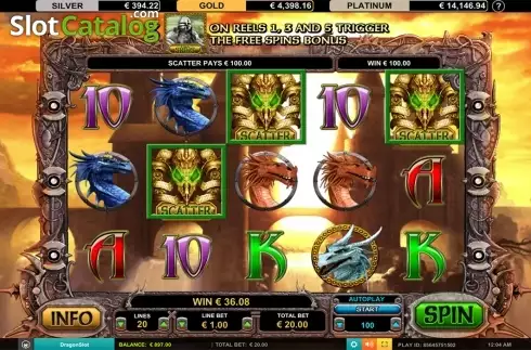 Οθόνη6. Dragon Slot Jackpot Κουλοχέρης