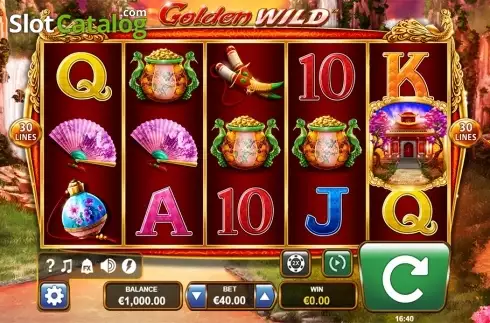 Οθόνη2. Golden Wild (Leander Games) Κουλοχέρης 