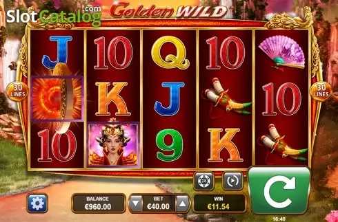 Οθόνη3. Golden Wild (Leander Games) Κουλοχέρης 