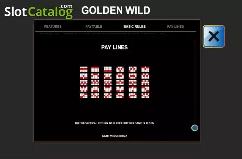 Οθόνη8. Golden Wild (Leander Games) Κουλοχέρης 