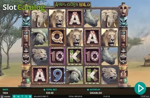Οθόνη3. Africa Goes Wild Κουλοχέρης