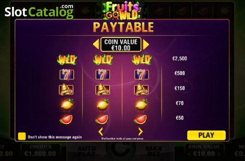 Οθόνη6. Fruits Go Wild Κουλοχέρης