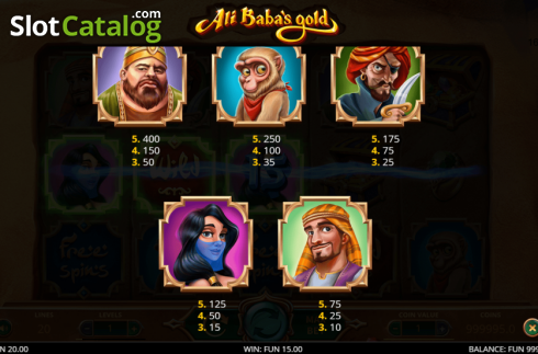 Οθόνη9. Ali Baba's Gold Κουλοχέρης