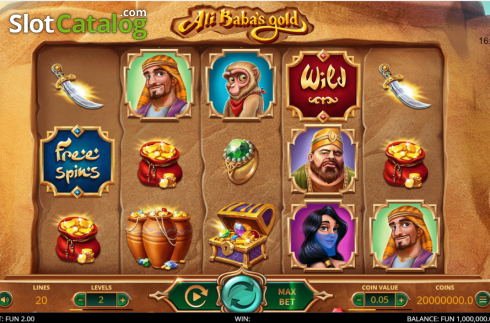 Οθόνη2. Ali Baba's Gold Κουλοχέρης