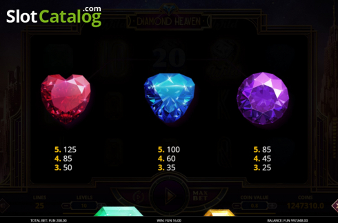 Οθόνη8. Diamond Heaven Κουλοχέρης