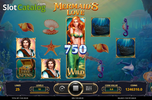 Οθόνη3. Mermaid's Love Κουλοχέρης