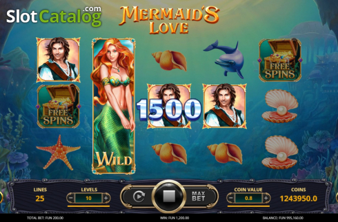 Οθόνη5. Mermaid's Love Κουλοχέρης