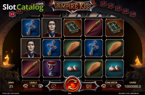 Οθόνη2. Vampire Kiss (Leap Gaming) Κουλοχέρης 