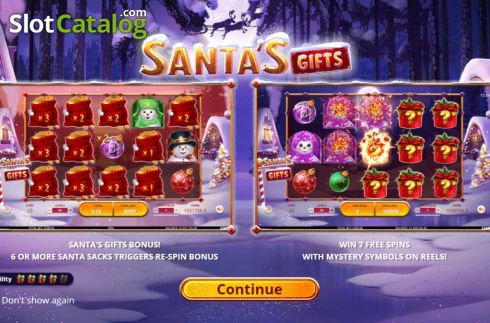 Οθόνη2. Santa’s Gifts (Leap) Κουλοχέρης