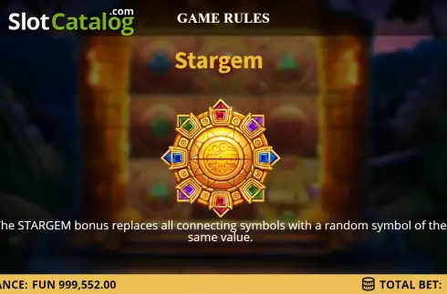 Οθόνη5. Aztec Stargems Κουλοχέρης