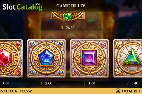 Οθόνη7. Aztec Stargems Κουλοχέρης