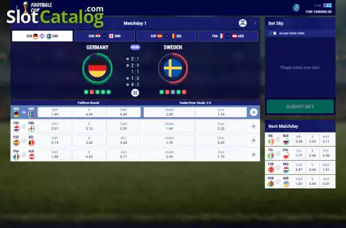 Οθόνη4. Virtual Football Cup Κουλοχέρης