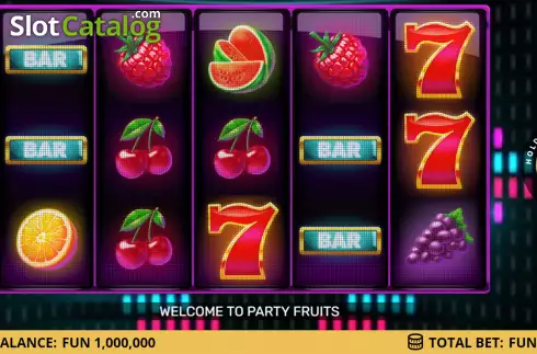 Οθόνη2. Party Fruits Κουλοχέρης