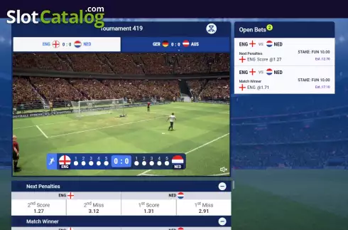Οθόνη7. Football Penalty Duel Κουλοχέρης
