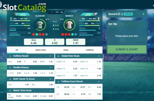 Οθόνη2. Football Streak Champions Κουλοχέρης