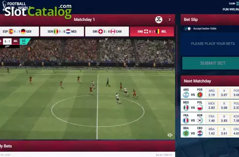 Οθόνη3. Football Cup - World Κουλοχέρης 