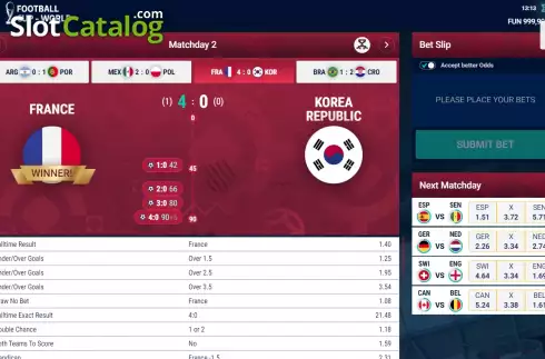 Οθόνη5. Football Cup - World Κουλοχέρης 