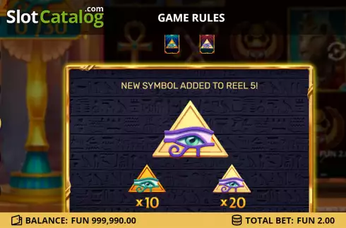 Οθόνη9. Secrets of the Nile 2 Κουλοχέρης
