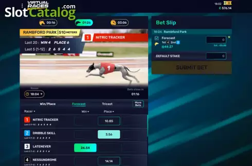 Οθόνη5. Virtual Races Κουλοχέρης