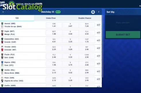 Οθόνη2. Virtual Brazilian League Κουλοχέρης