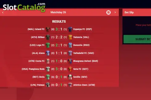 Οθόνη3. Virtual Spanish League Κουλοχέρης