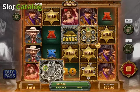 Οθόνη8. Wild Showdown Κουλοχέρης 