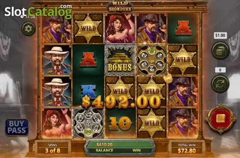 Οθόνη9. Wild Showdown Κουλοχέρης 