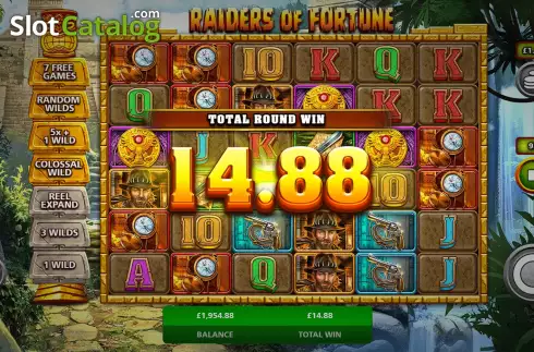 Οθόνη5. Raiders Of Fortune Κουλοχέρης