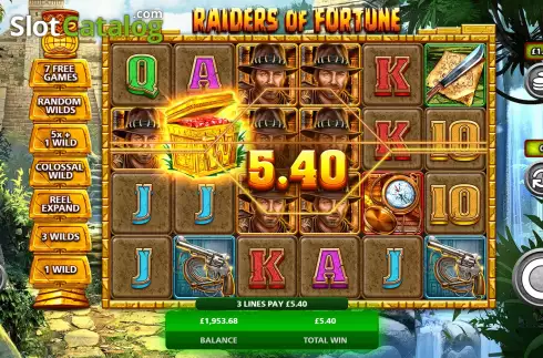 Οθόνη6. Raiders Of Fortune Κουλοχέρης