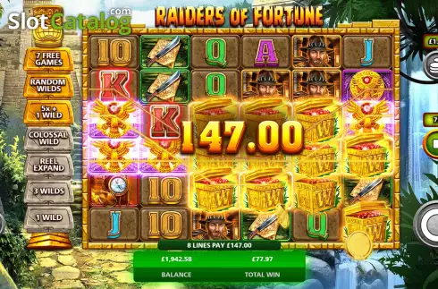Οθόνη7. Raiders Of Fortune Κουλοχέρης